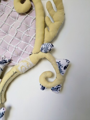 Art textile intitulée "Soft" par Veronika Bernard, Œuvre d'art originale, Tissu