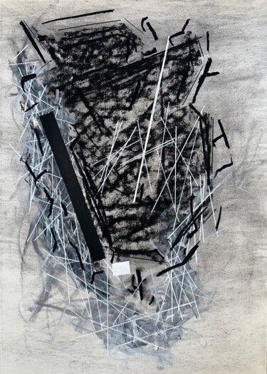 Картина под названием "2.4.24" - Elena Nikolskaya (Nikaleona), Подлинное произведение искусства, Древесный уголь