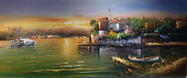 "Deniz manzarası" başlıklı Tablo Nikea Art Gallery Sanat Galerisi tarafından, Orijinal sanat, Hava fırçası