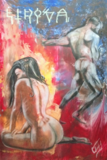 Pittura intitolato "Expectations" da Niki Goranova, Opera d'arte originale, Acrilico