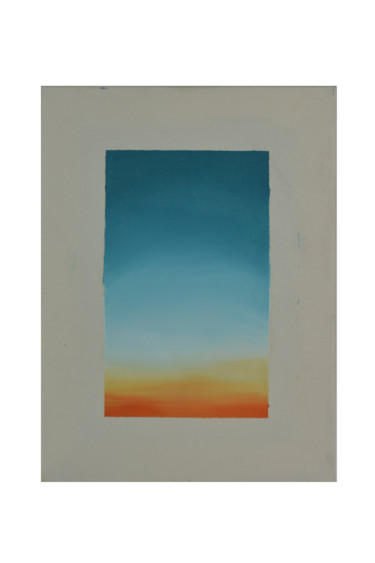 Ζωγραφική με τίτλο "Sunset #8" από Niki Gulema, Αυθεντικά έργα τέχνης, Λάδι