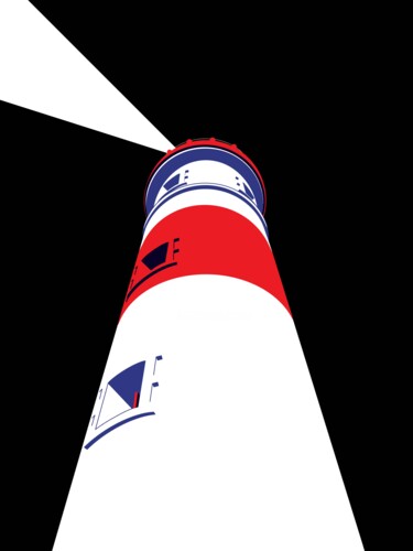 Arte digital titulada "Lighthouse - James…" por Nikita Fraser, Obra de arte original, Trabajo Digital 2D