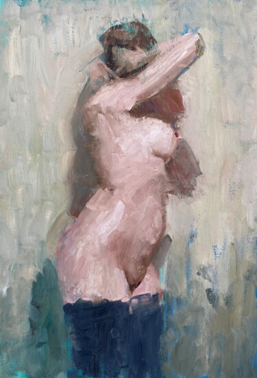 Картина под названием "Women are beautiful!" - Nikita Voloshin, Подлинное произведение искусства, Масло