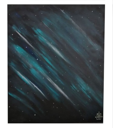 Painting titled "cosmo" by Nikita Nikitin, Original Artwork, Acrylic