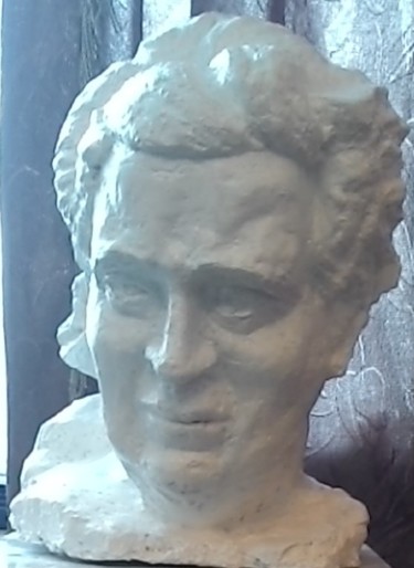 Scultura intitolato "Анна" da Valerii Nikitin, Opera d'arte originale, Pietra