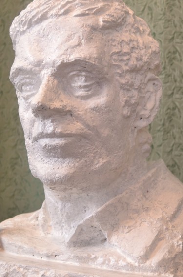 Sculpture titled "Учитель" by Valerii Nikitin, Original Artwork, Stone