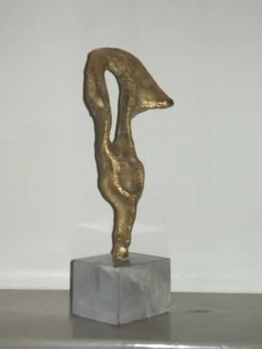 Sculpture titled "" il Сappotto" /un…" by Hélène Guinand, Original Artwork, Bronze
