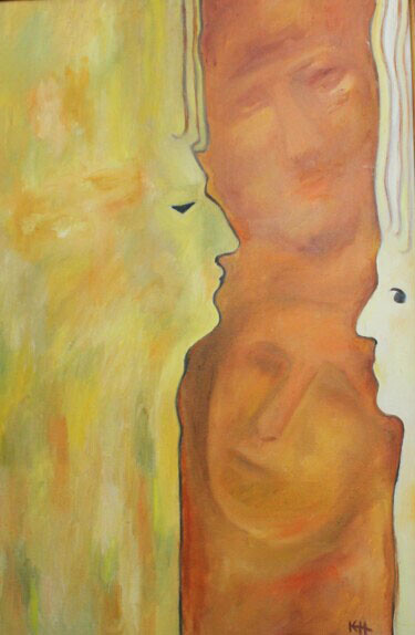 Peinture intitulée "Maxo" par Hélène Guinand, Œuvre d'art originale, Huile