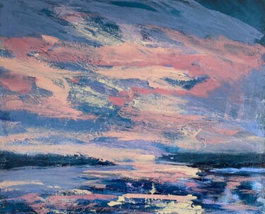 Painting titled "Sunset Dreaming" by Nikki Wheeler, Original Artwork, Acrylic