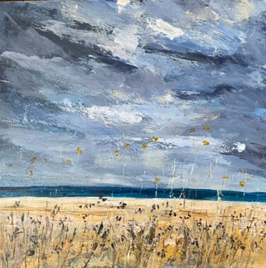 Schilderij getiteld "Storm Clouds over t…" door Nikki Wheeler, Origineel Kunstwerk, Acryl