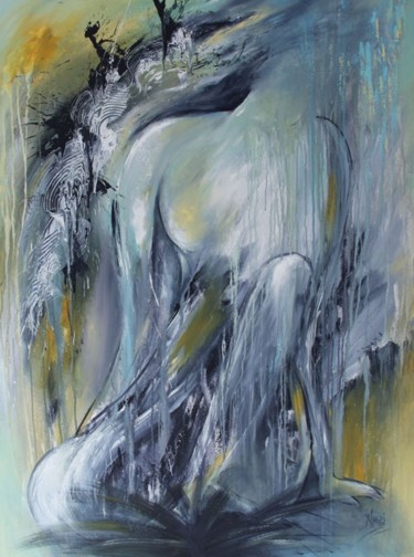 Painting titled "Synergy" by Artist Nikki, Original Artwork, Acrylic