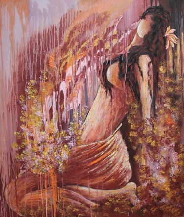 Painting titled "Ethereal" by Artist Nikki, Original Artwork, Oil