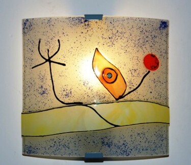 Design intitulée "Luminaire nkali 004" par Nikko Kali, Œuvre d'art originale