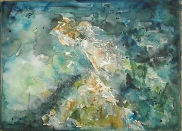 Peinture intitulée "Aqua tic en gestati…" par Nikkos, Œuvre d'art originale