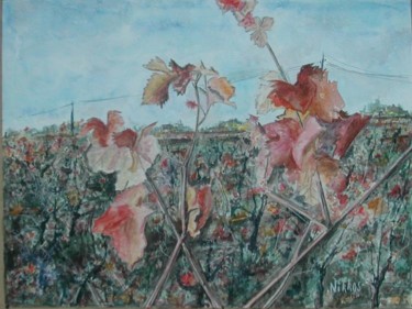 Peinture intitulée "Vigne des Laures en…" par Nikkos, Œuvre d'art originale