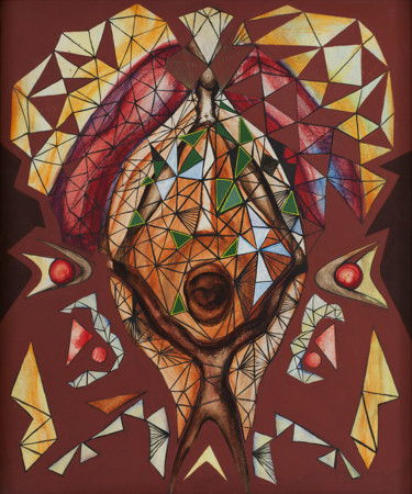 "a2 1969-03, 50x60 c…" başlıklı Tablo Nikned tarafından, Orijinal sanat, Zamklı boya