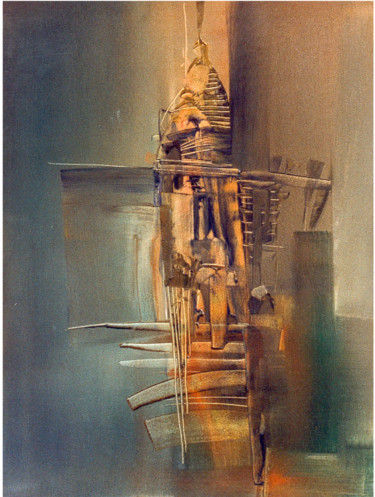 Painting titled "inspiration I" by Nikolai Taidakov, Original Artwork, Oil