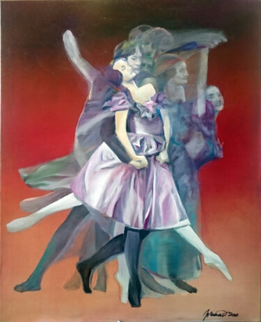 Painting titled "etude "The camellia…" by Nikolai Taidakov, Original Artwork, Oil
