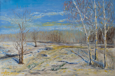 Pintura titulada "Spring" por Nikolaj (Kolyan) Fomin, Obra de arte original, Oleo Montado en Bastidor de camilla de madera