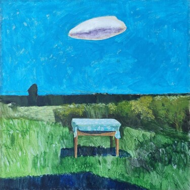 Картина под названием "Стол" - Николай Пак, Подлинное произведение искусства, Акрил