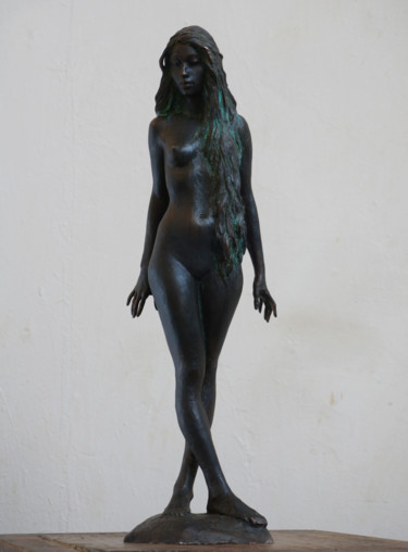 Sculpture titled "Mermaid" by Николай Шаталов, Original Artwork, Bronze
