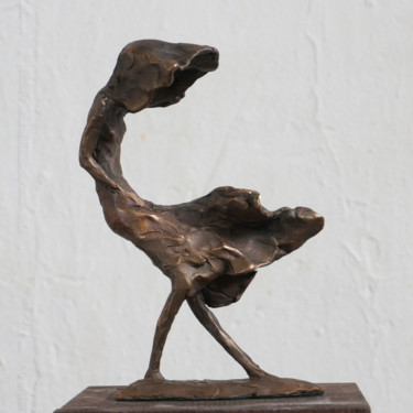 Sculpture titled "Wind along the shor…" by Nikolai Shatalov, Original Artwork, Bronze