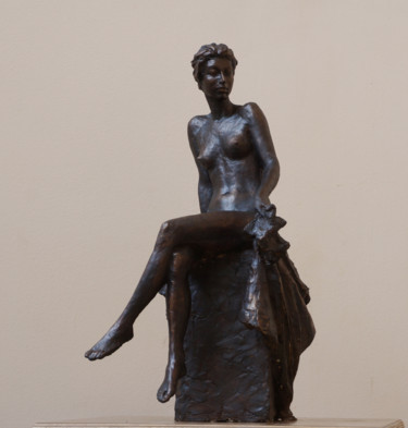 Sculpture intitulée "Etude. Tanja." par Nikolai Shatalov, Œuvre d'art originale, Plastique