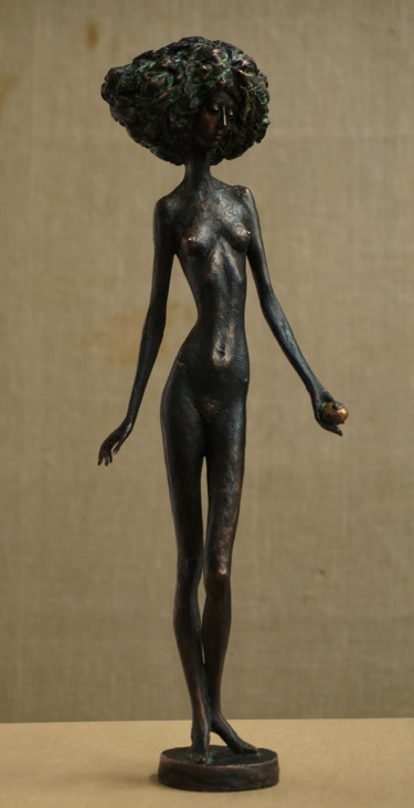 Skulptur mit dem Titel "Eve" von Nikolai Shatalov, Original-Kunstwerk, Bronze