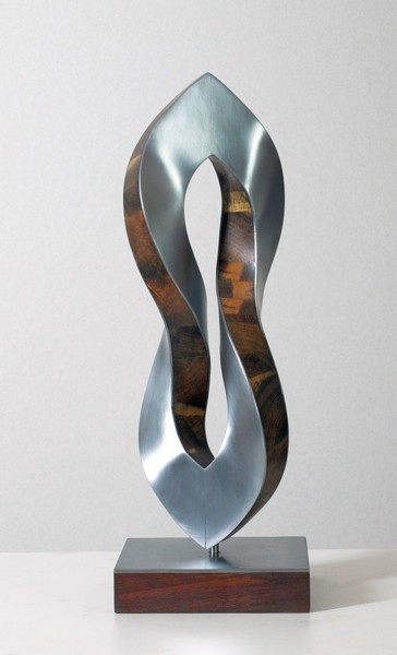 Sculpture titled "cycla x" by Nikolaus Weiler, Original Artwork, Metals
