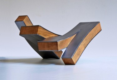 Escultura titulada "schwebendes" por Nikolaus Weiler, Obra de arte original, Metales