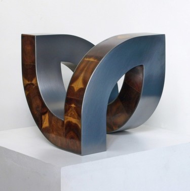 Скульптура под названием "fourounding" - Nikolaus Weiler, Подлинное произведение искусства, Металлы