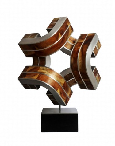 제목이 "wogender Komplex"인 조형물 Nikolaus Weiler로, 원작, 알루미늄