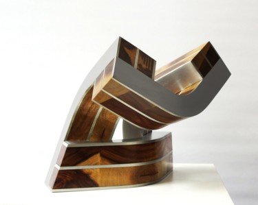 Skulptur mit dem Titel "schwebende Konstell…" von Nikolaus Weiler, Original-Kunstwerk, Metalle