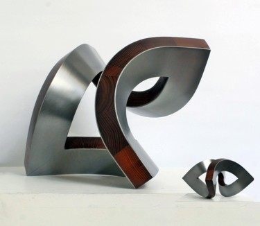 Sculptuur getiteld "Bogenkomplex" door Nikolaus Weiler, Origineel Kunstwerk, Metalen
