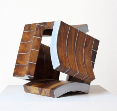 Skulptur mit dem Titel "Raum der Winde" von Nikolaus Weiler, Original-Kunstwerk, Metalle