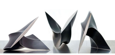 Skulptur mit dem Titel "sphaereon" von Nikolaus Weiler, Original-Kunstwerk, Metalle