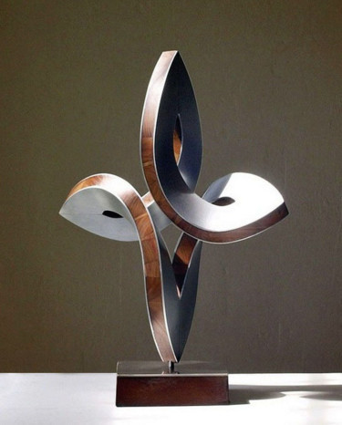 雕塑 标题为“vertikale begegnung…” 由Nikolaus Weiler, 原创艺术品, 金属