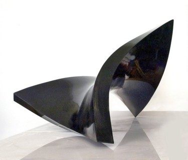 Skulptur mit dem Titel "outension" von Nikolaus Weiler, Original-Kunstwerk, Metalle
