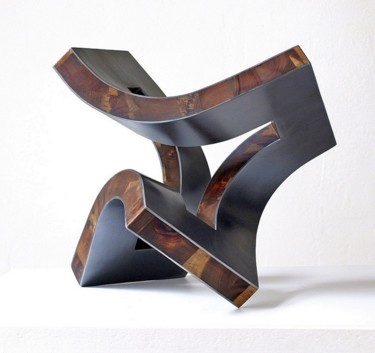 Skulptur mit dem Titel "atmosphaeren" von Nikolaus Weiler, Original-Kunstwerk, Metalle
