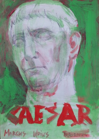 Peinture intitulée "Caesar VI Rome" par Nikolay Hristozov (Caesar), Œuvre d'art originale, Aquarelle