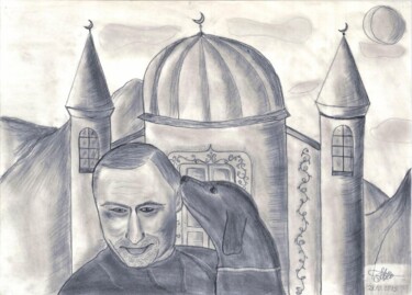 Fotografia intitolato "Putin" da Nikolay Maruskin, Opera d'arte originale, Fotografia manipolata