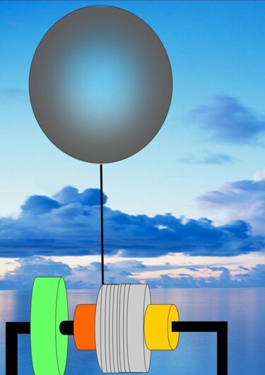 Fotografie mit dem Titel "Helium als Stromerz…" von Nikolay Maruskin, Original-Kunstwerk, 2D digitale Arbeit