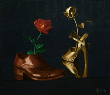Картина под названием "You and Me" - Nikolay Spiridonov, Подлинное произведение искусства, Масло