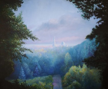 Painting titled "Valaam" by Nikolay Shallow, Original Artwork, Oil