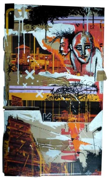 Collages intitolato "urban 01" da Nikonografik, Opera d'arte originale, Collages