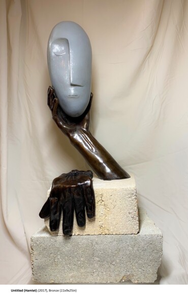Sculpture intitulée "Untitled (Hamlet)" par George Nikonov, Œuvre d'art originale, Bronze