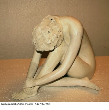 Scultura intitolato "Nude model - 2" da George Nikonov, Opera d'arte originale, Argilla