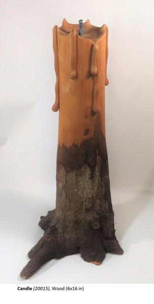 Скульптура под названием "Candle" - George Nikonov, Подлинное произведение искусства, Дерево