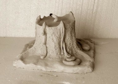 Sculpture intitulée "Candle-2" par George Nikonov, Œuvre d'art originale