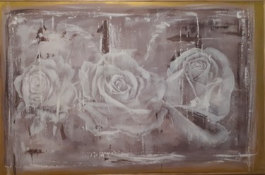 Pintura titulada "Rose" por Nico, Obra de arte original, Acrílico